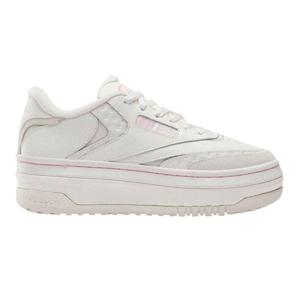 Barbie Womens/Ladies Barbie Leather Platform Sneakers / White